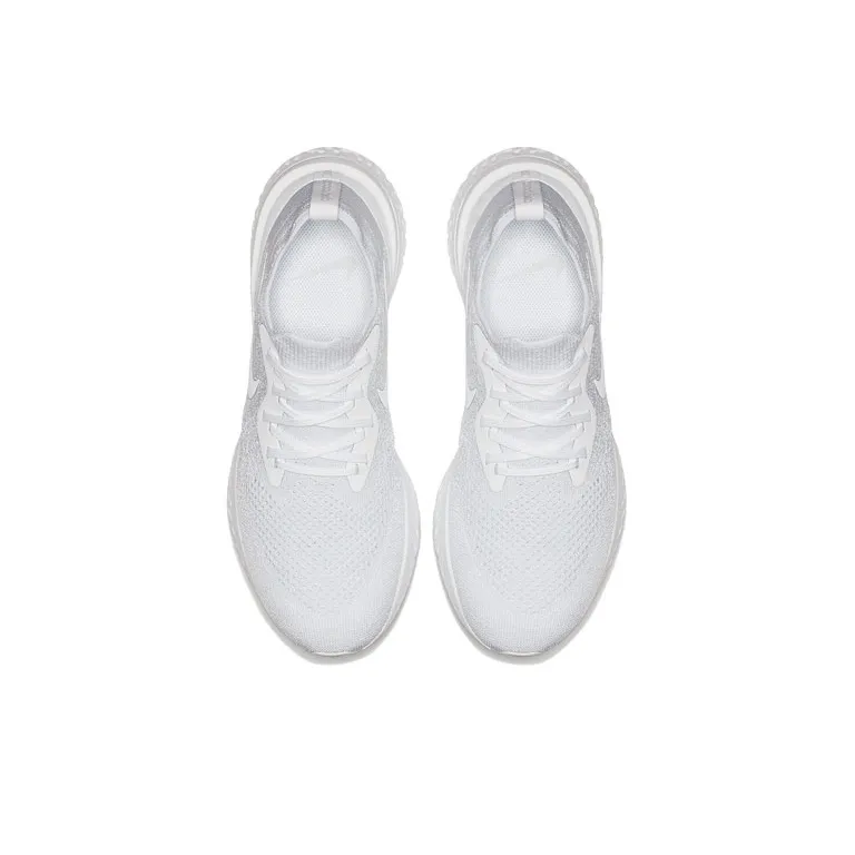 Nike Epic React Flyknit True White-2