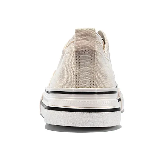 Warrior Lazy Slip on Durable Lightweight And Breathable Canvas Shoes Women's Beige-2