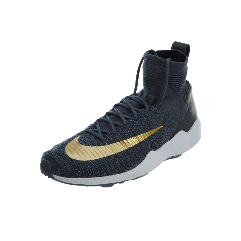 Nike Zoom Mercurial Xi Flyknit Fc Blue Fox/Metallic Gold Coin-2