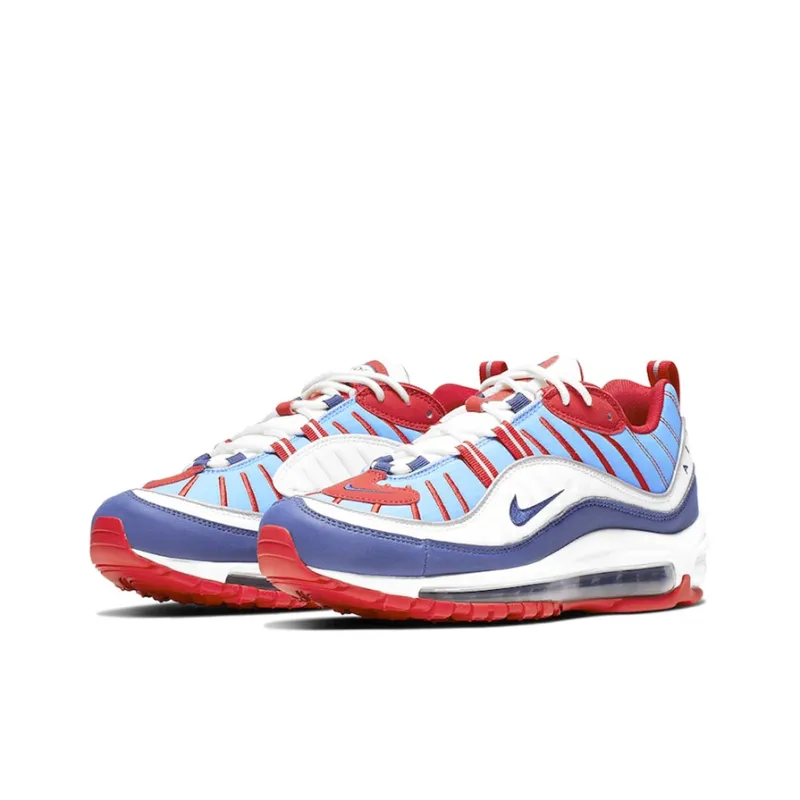 Nike Air Max 98 Blue Red White Women's-2