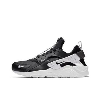 Nike Air Huarache Run Zip Black White
