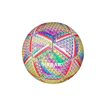SIRDAR Size 4 Ball/No. 5 Ball Soccer PU Machine Stitched Soccer Ball Kids' Rainbow
