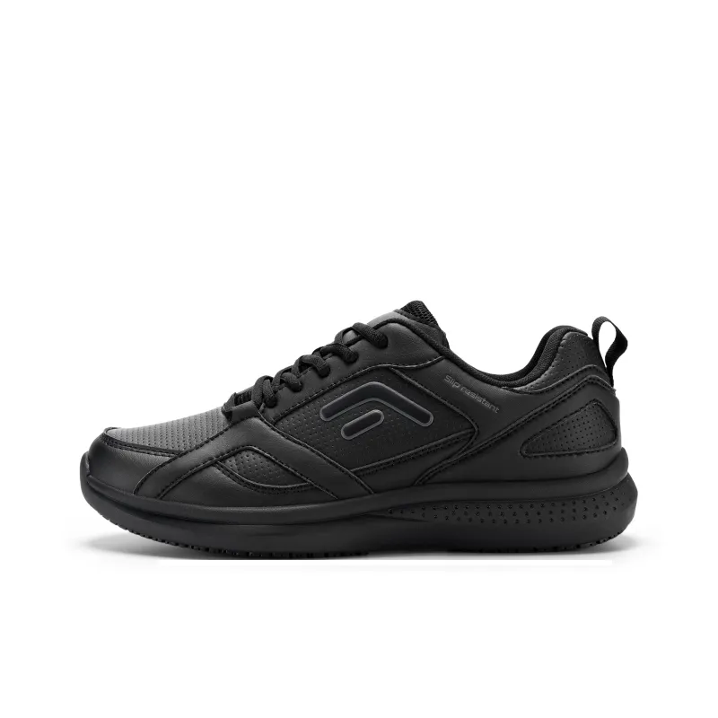 Fitville Cushioning Anti Slip Wear Resistant Breathability Low Top Casual Shoes Men's Black-0