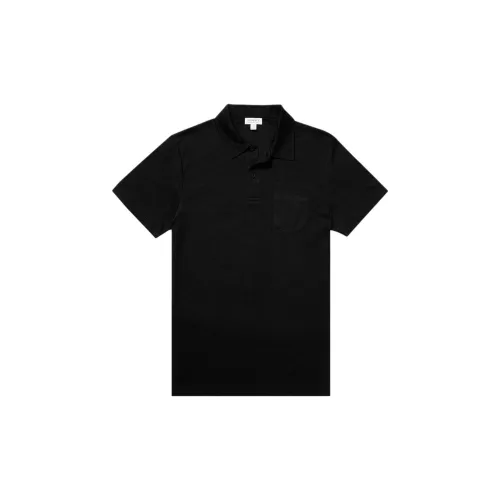 SUNSPEL Polo Shirts Men Black