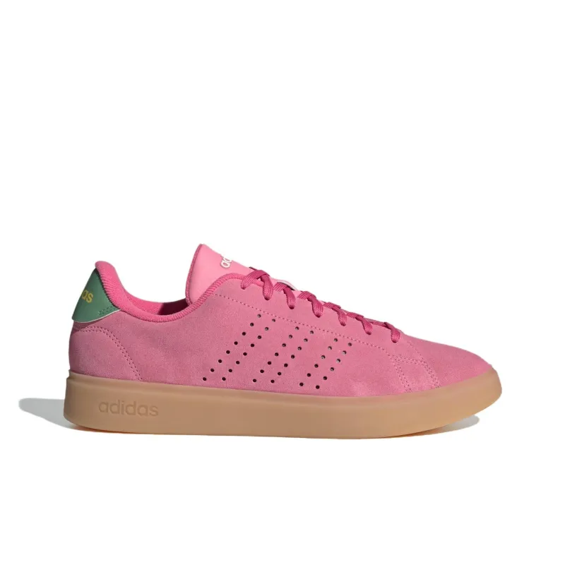 Adidas ADVANTAGE 2.0 Anti Slip Wear Resistant Low Top Skateboard Shoes Unisex Pink Green-1