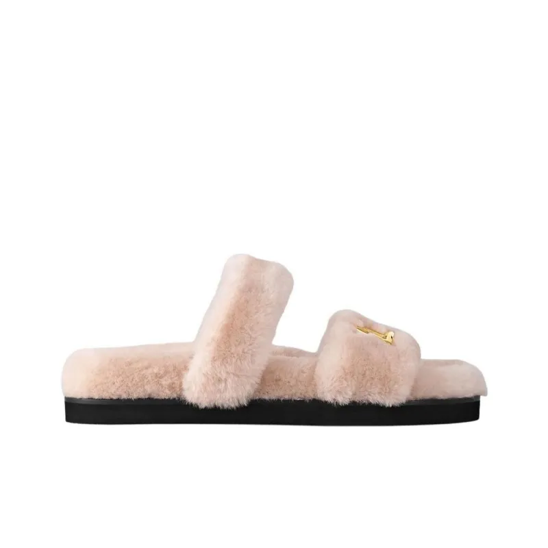 LOUIS VUITTON Sunset Slip Resistant Slide Slippers Women's Pink-1