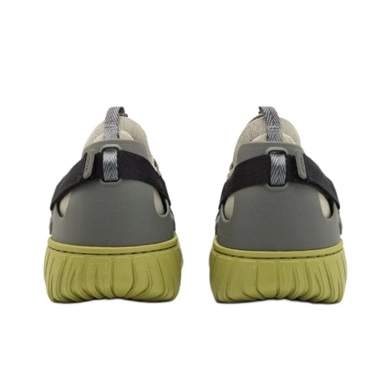 HUGO BOSS Low Top Casual Shoes Men's Gray Green-4
