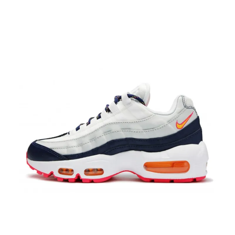 Nike Air Max 95 Midnight Navy Pure Platinum Laser Orange Women's-0