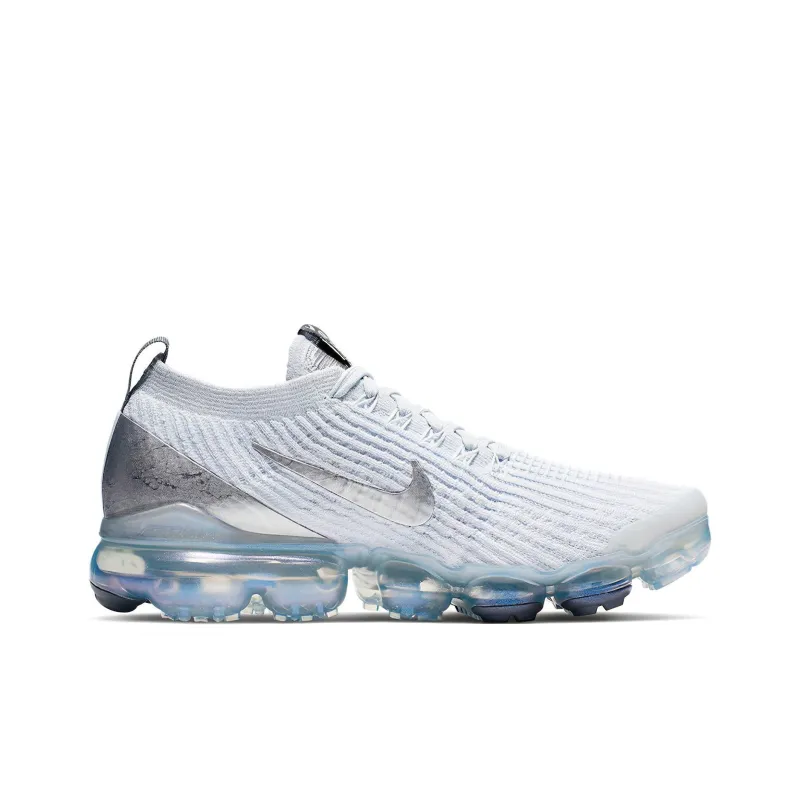 Nike Air VaporMax Flyknit 3 White Reflect Silver Women's-1