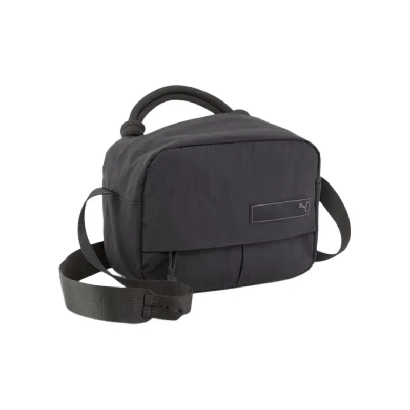 PUMA Nylon Handbag Shoulder Bag Crossbody Bag Regular Unisex Black-0