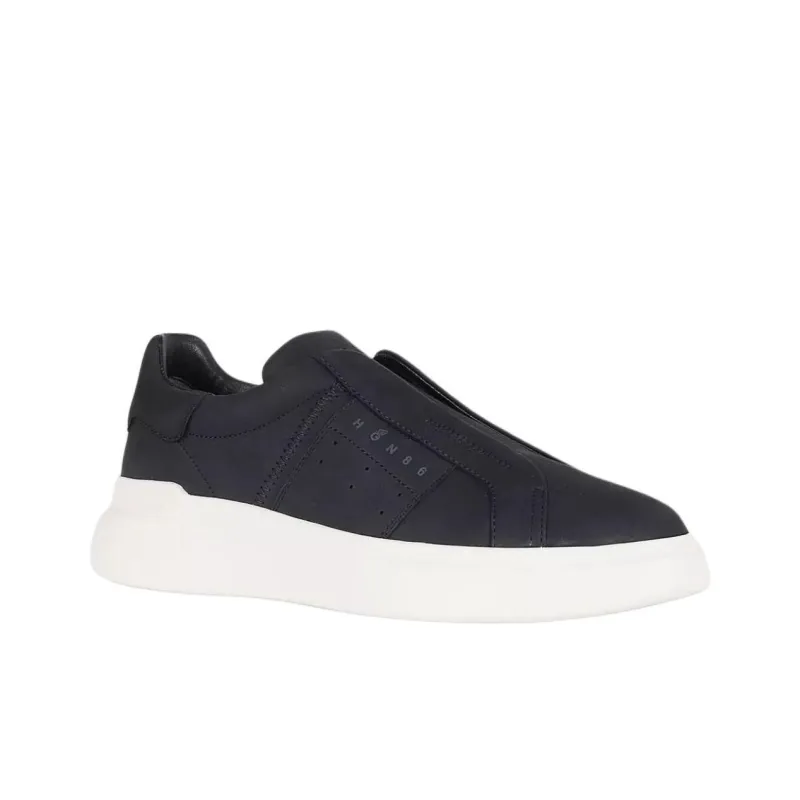 HOGAN Round Toe Lace Up Sneakers-2