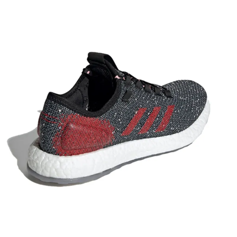 Adidas Pulseboost Black Scarlet-3