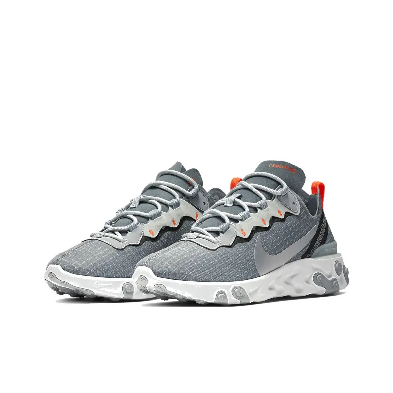 Nike React Element 55 Cool Grey Hyper Crimson-2