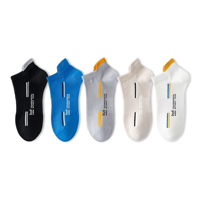MIIOW Cool One Summer Series No Show Socks Unisex Combo Set-5