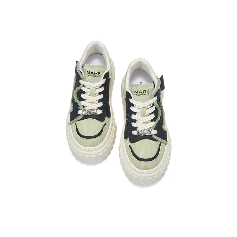FAIRWHALE Coverage Anti Slip And Wear Resistant Balance Lightweight Height Increasing Low Top Skateboard Shoes Unisex-4