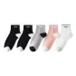 Black 2-Light Gray 1-Pink 1-White 1[5 Pack]
