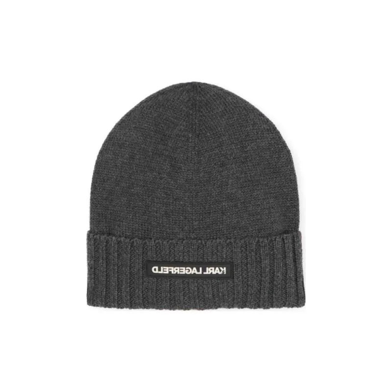 Karl Lagerfeld Kids Embroidered logo Beanie-1