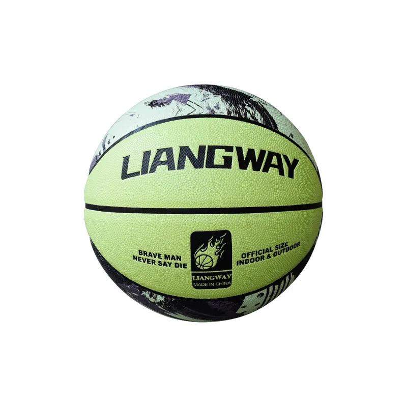 Vartsing PU Basketball Splash Dark Green Size 7 Ball Training Unisex-10