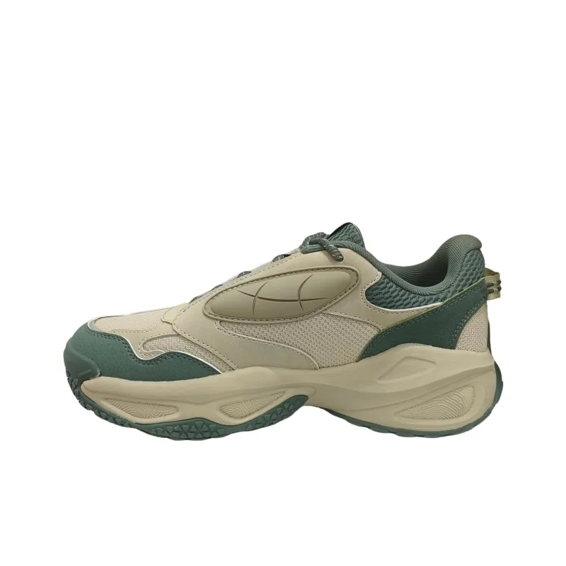 PEAK Tai Ji1.0 Cushioned Slip Resistant Support Low Top Casual Shoes Men's Stone Green-2