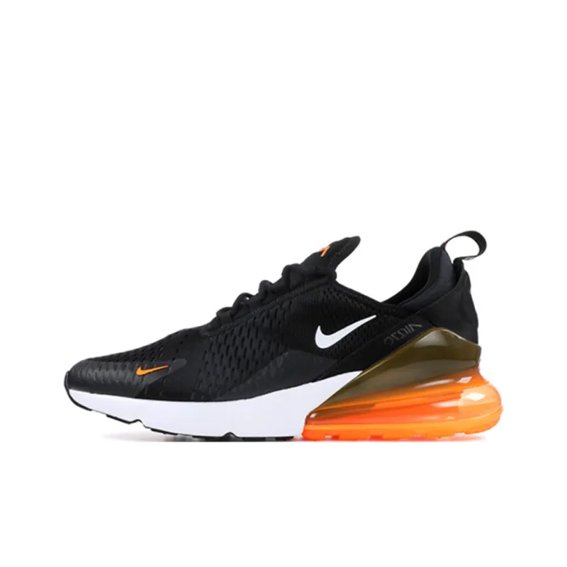 Nike Air Max 270 Black White Total Orange-0