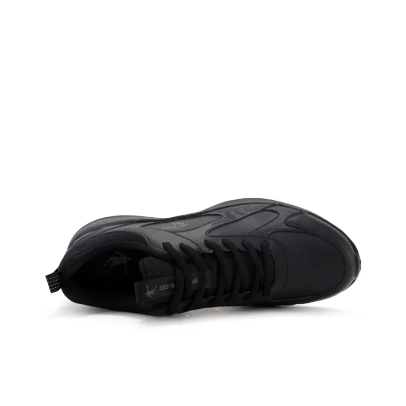 QIAODAN Anti Slip And Wear Resistant Breathable Low Top Running Shoes Men's Black Gray-3