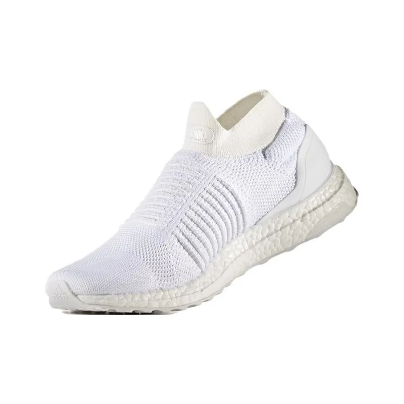Adidas Ultra Boost Laceless Mid Triple White-2