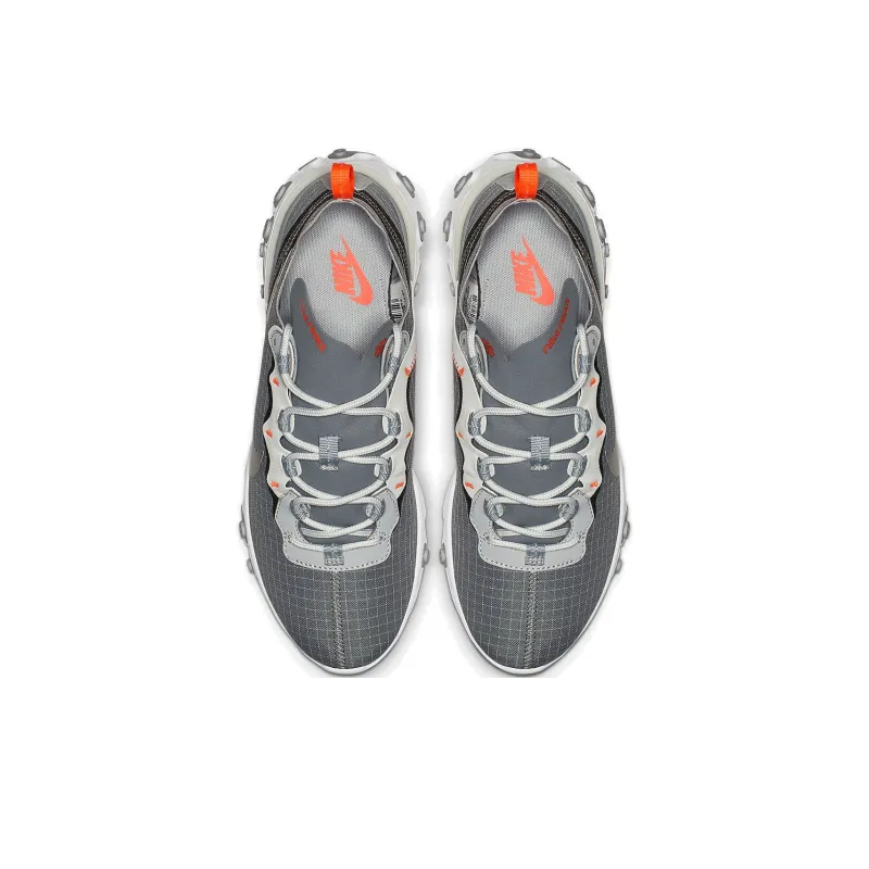 Nike React Element 55 Cool Grey Hyper Crimson-3