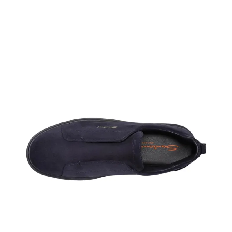 Santoni Round Toe Slip On Sneakers-3
