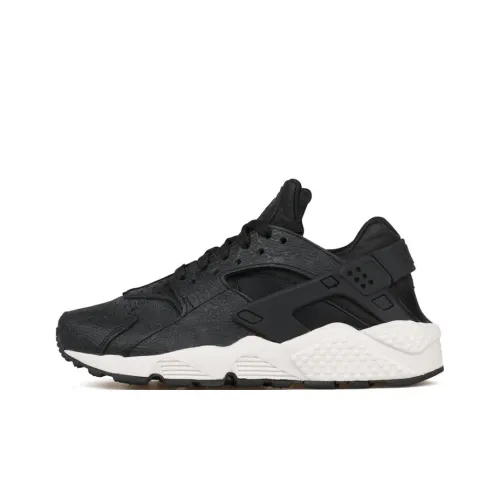 Nike Air Huarache Run Premium Black/Black-Light Bone Women's