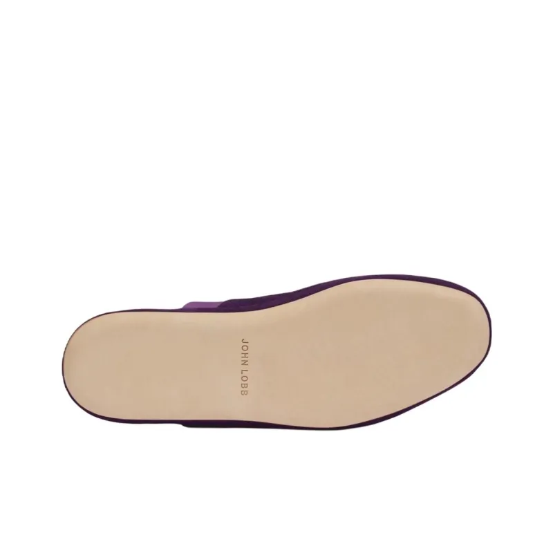 JOHN LOBB Wrap-toe Slippers Women's Purple-3