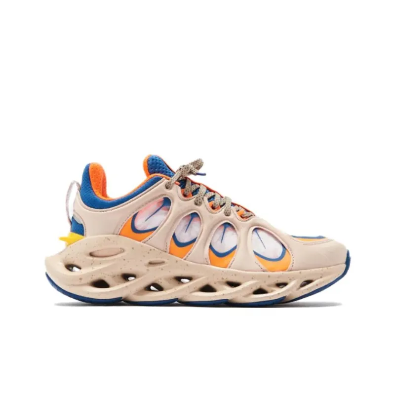 LiNing Arc ACE Men's NYFW Cushion Running Shoes - Foggy Apricot/Dark Blue-1