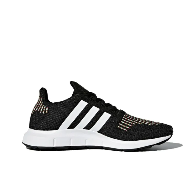 Adidas Swift Run Black White Black Women's-1