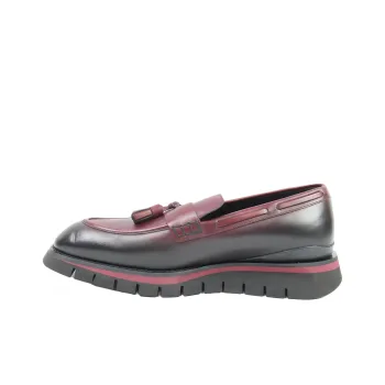 LOUIS VUITTON Loafers 5cm Men's Red Brown