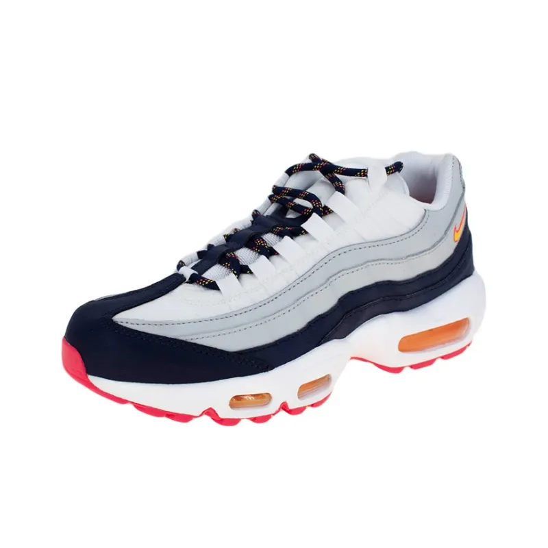 Nike Air Max 95 Midnight Navy Pure Platinum Laser Orange Women's-2
