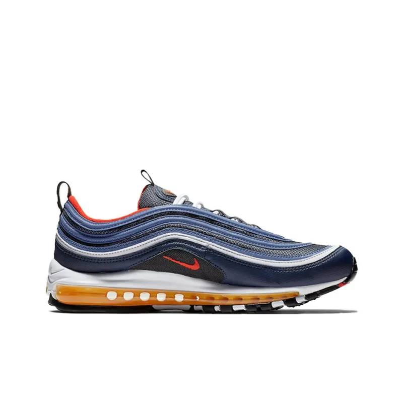 Nike Air Max 97 Midnight Navy Habanero Red-1