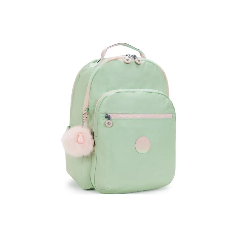 Kipling Polyamide Backpack Large Size Unisex Green-1