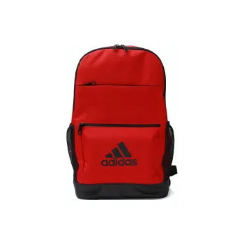 Adidas Polyester Backpack Regular Unisex Black Red