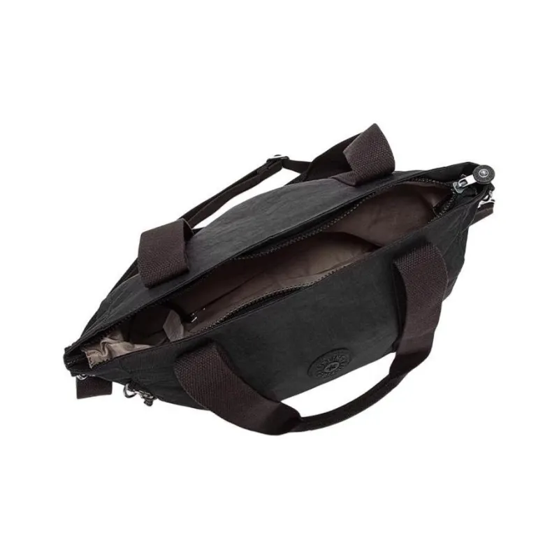 Kipling Polyamide Tote Bag, Shopping Bag, Shoulder Bag Medium Size Unisex Black-2