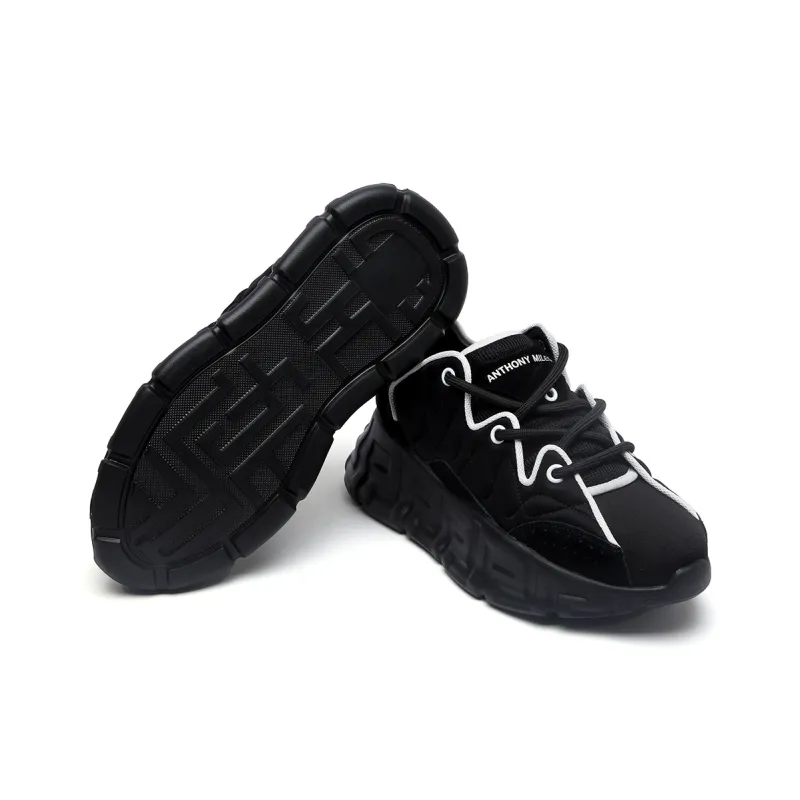 Anthony Miles Low Top Casual Shoes Men's Black-5