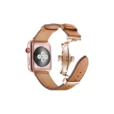 Brown Rose Gold Buckle[Strap Only]