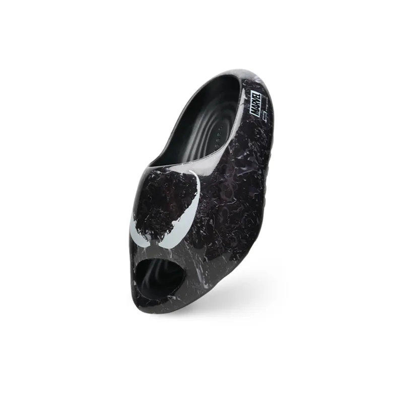 VESSEL X MARVEL Collaboration Collection Slip Resistant Abrasion Resistant Slide Slippers Unisex Black-4