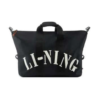 LiNing Sports Life Collection Polyester Handbag, Shoulder Bag, Crossbody Bag Unisex Basic Black