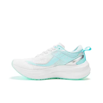WEIMING Low Top Running Shoes Unisex White Jade Blue