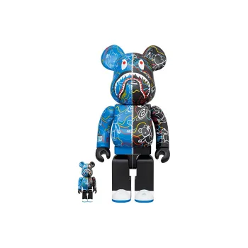 BE@RBRICK BAPER LINE CAMO SHARK 100% & 400%