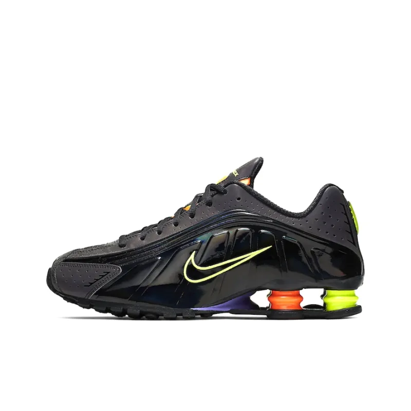 Nike Shox R4 Gel Black Neon-0