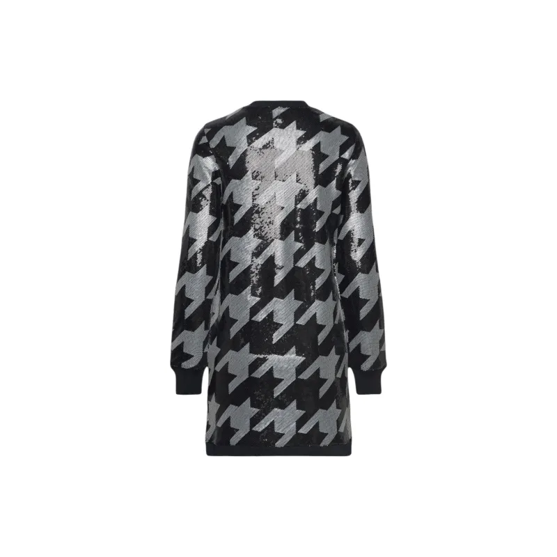 ALLSAINTS Long Sleeved Dresses Women's Black White-1