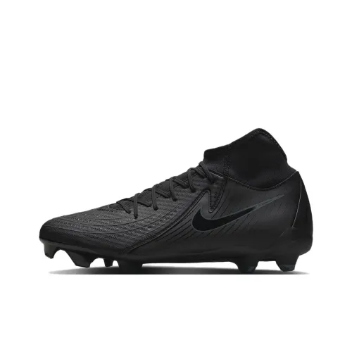 Nike Phantom Luna 2 MG Rubber Short Studs Abrasion Resistant Rugby Shoes Unisex Black