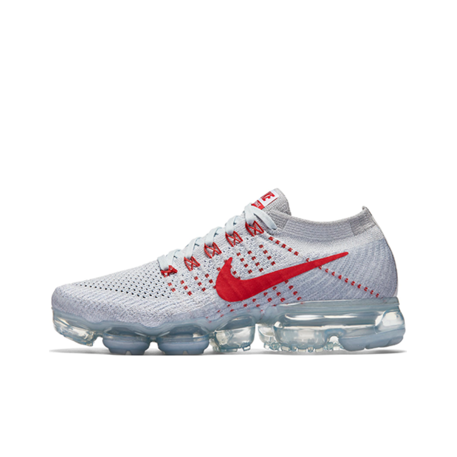 vapor air max red and white