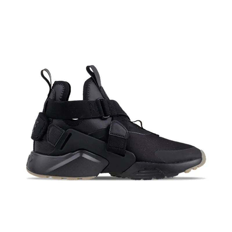 Nike Air Huarache City Black Black Dark Grey Women's-1