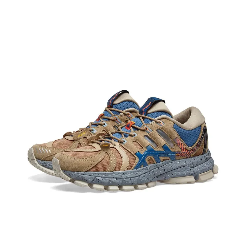 LiNing Non slip Lightweight Low Top Casual Running Shoes Men's Blue Brown New York Fashion Apparel Weekly Runway-1
